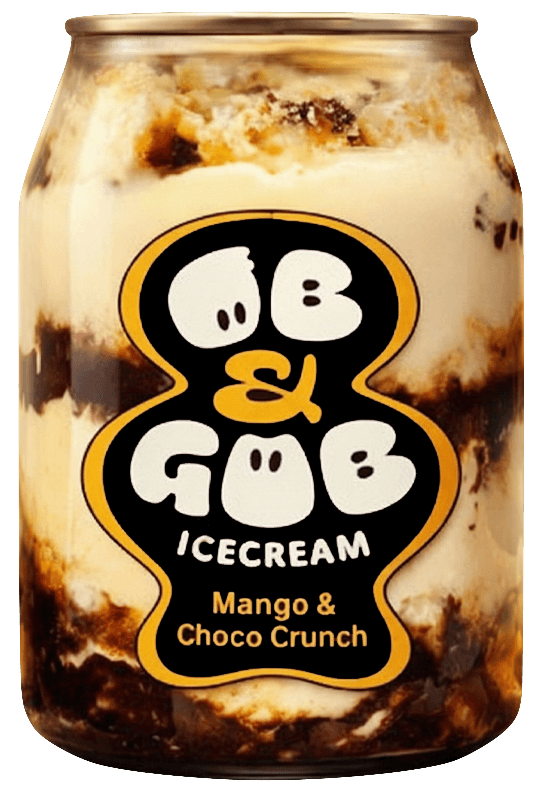 OB & GOB Mango & Choco Crunch jar