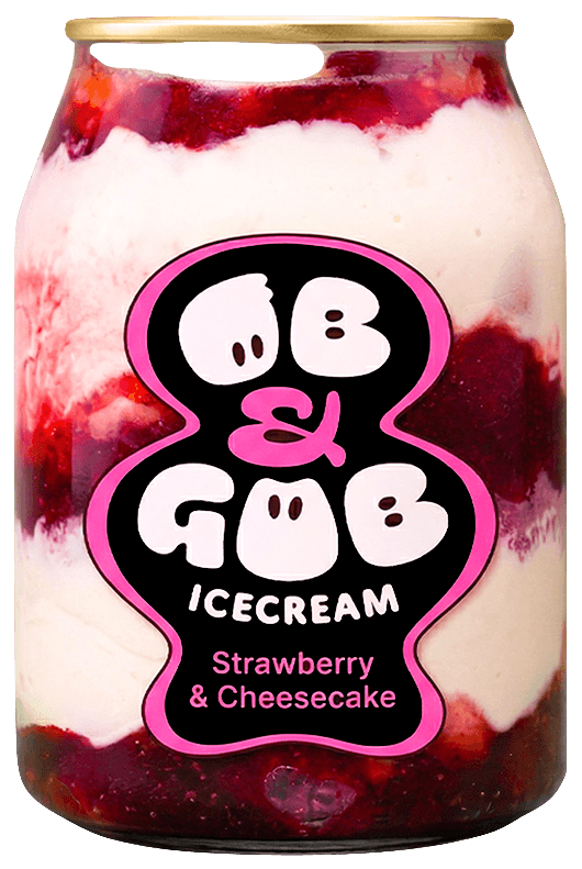 OB & GOB Strawberry & Cheesecake jar