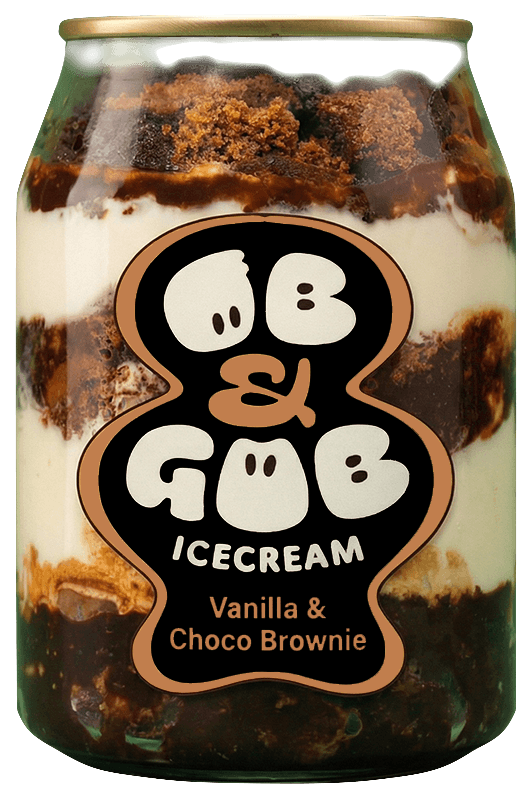 OB & GOB Vanilla & Brownie jar